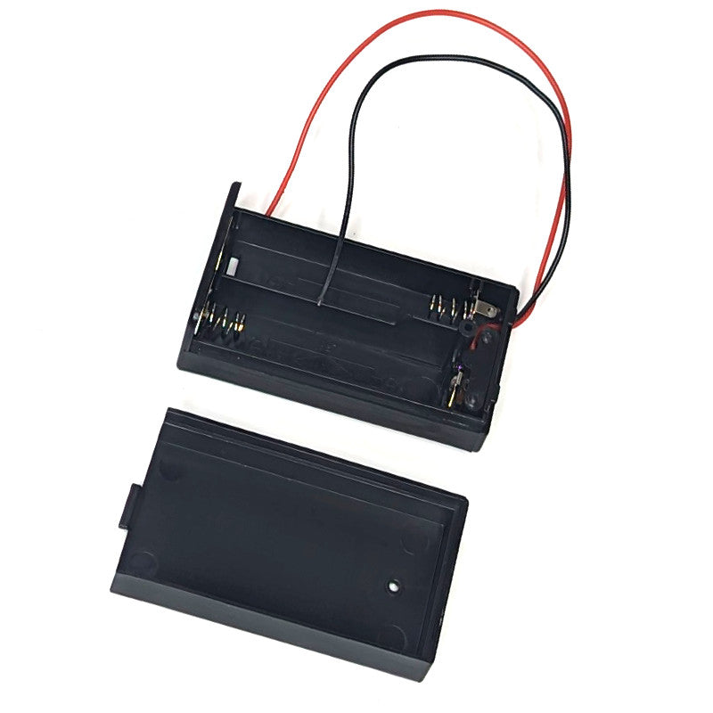 2x AA Battery Holder (with cover and switch)