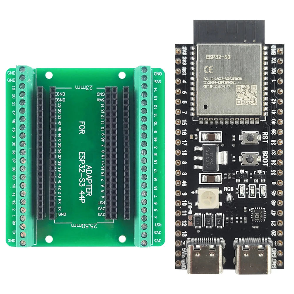 ESP32 S3 Development Board with Expansion Adapter Kit
