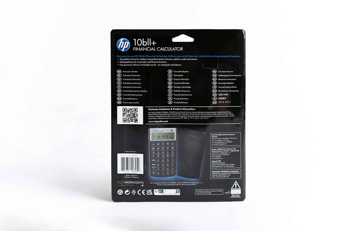 HP 10bll+ Financial Calculator