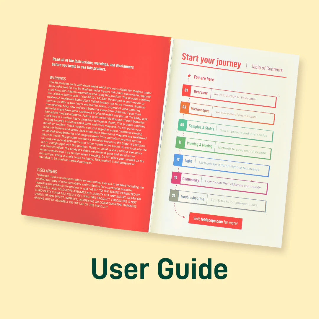 Foldscope 2.0 Explorer Kit