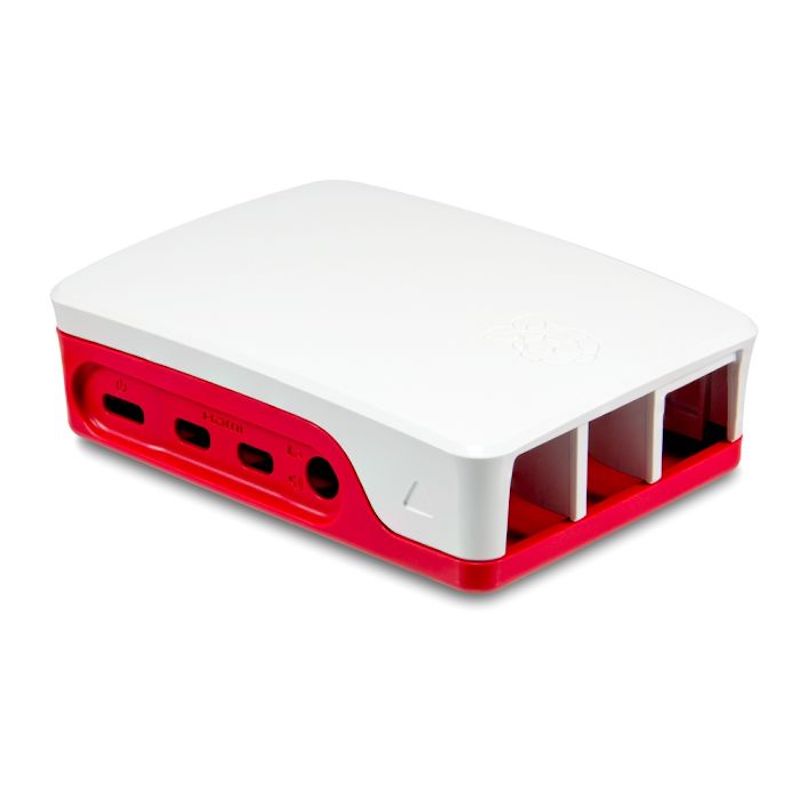 Raspberry Pi 4 Case (Red/White)