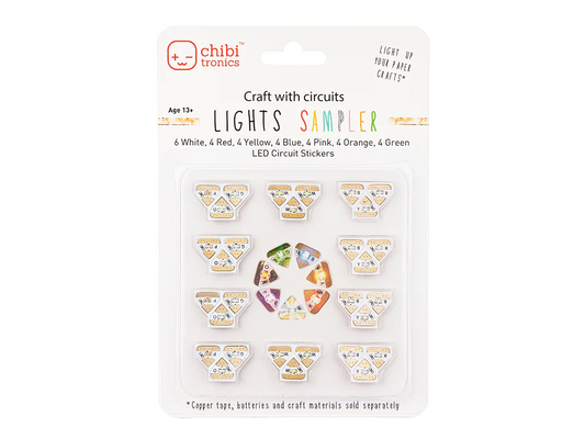 Chibitronics Circuit Stickers Lights Sampler MegaPack