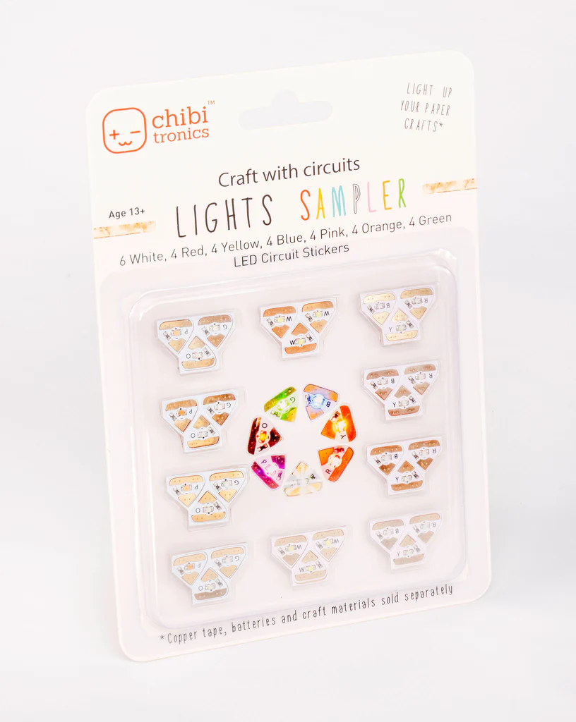 Chibitronics Circuit Stickers Lights Sampler MegaPack
