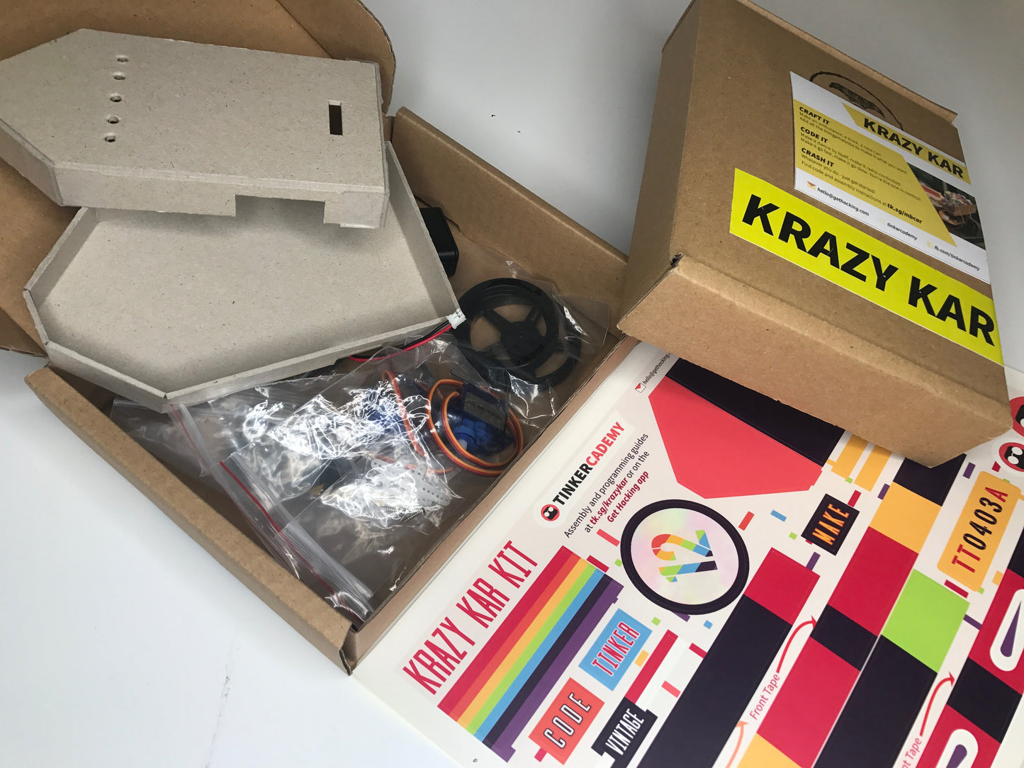 Tinkercademy micro:bit Krazy Kar Kit