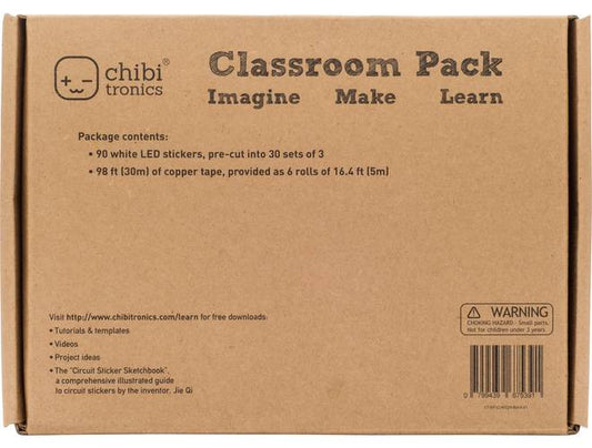 Chibitronics Circuit Stickers (White) Classroom Pack