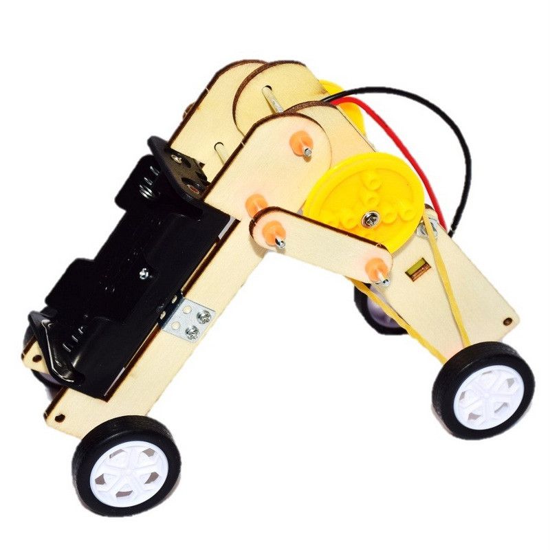 DIY Bionic Worm Crawling Robot (with Batteries)