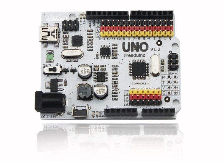 Freaduino UNO (Arduino UNO R3-compatible) microcontroller
