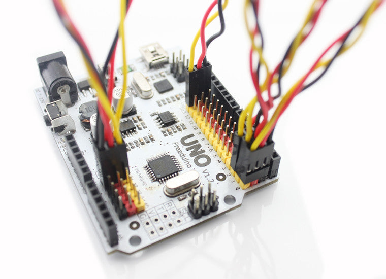 Freaduino UNO (Arduino UNO R3-compatible) microcontroller