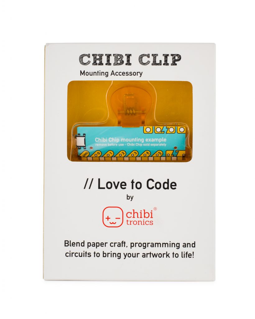 Chibitronics "Love to Code" Chibi Clip