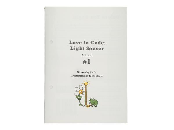 Chibitronics "Love to Code" Light Sensor Add-on Materials Kit and Booklet