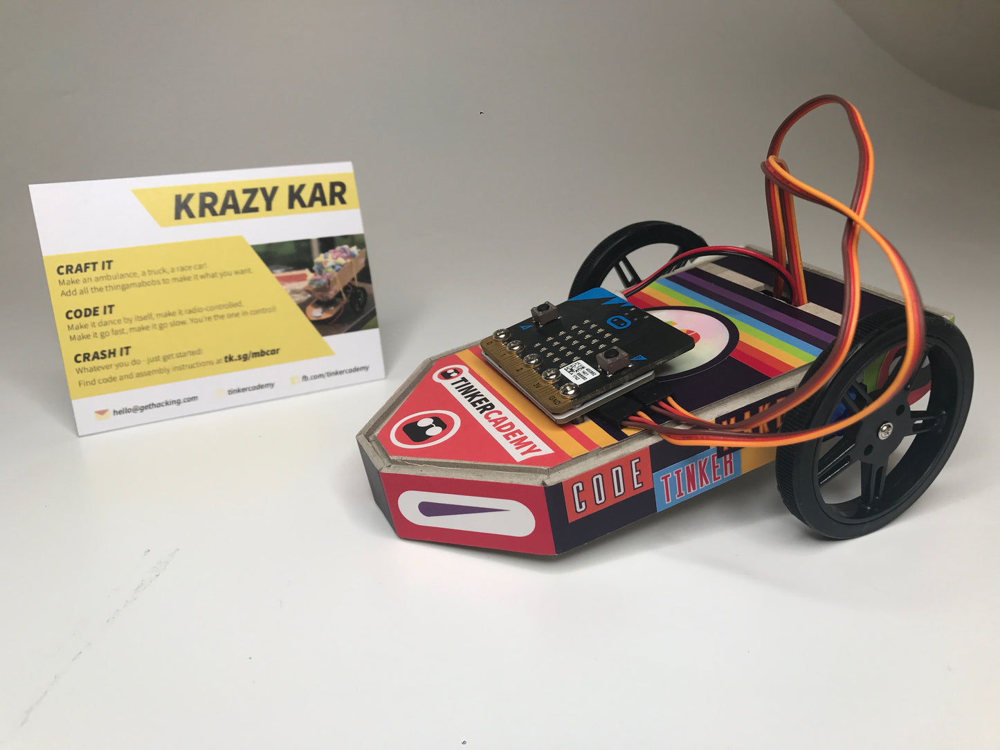 Tinkercademy micro:bit Krazy Kar Kit