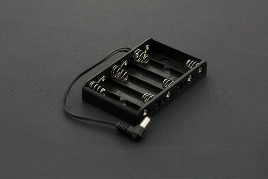 6xAA Battery Holder (with 2.1mm DC Barrel Plug)