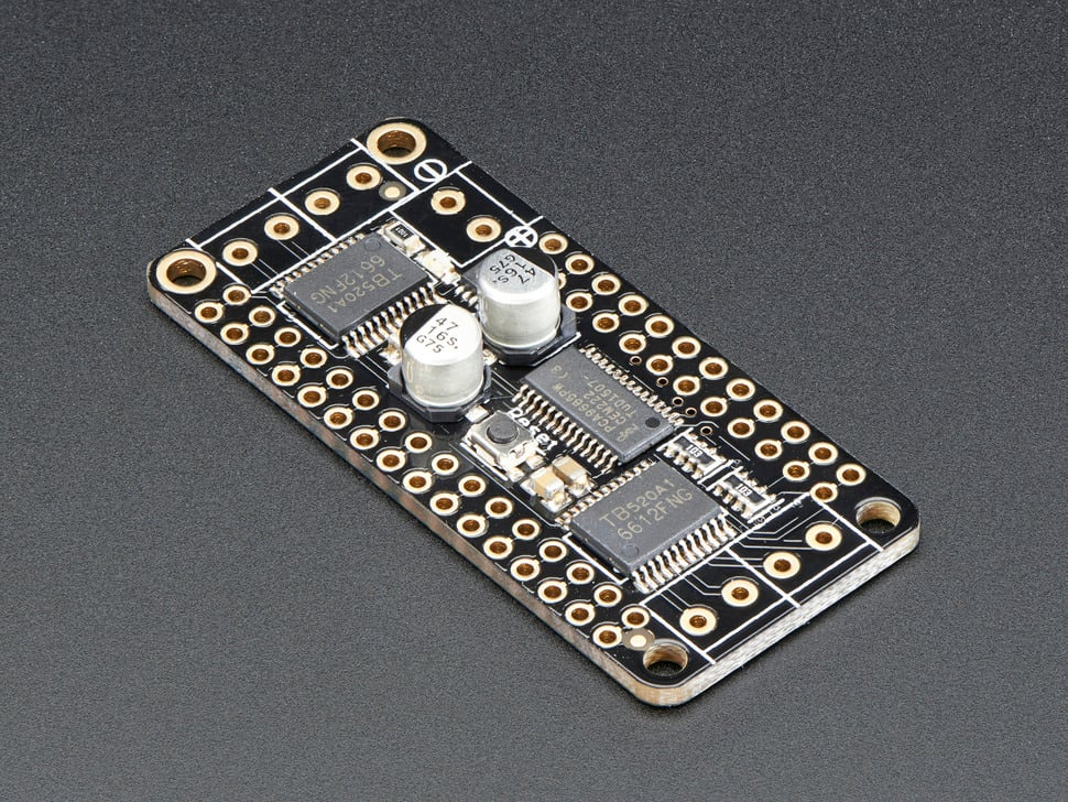 DC Motor + Stepper FeatherWing Add-on For All Feather Boards