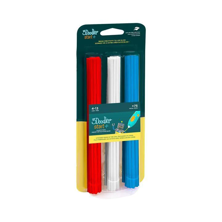 3Doodler Eco Plastic (Pack of 75 Strands)