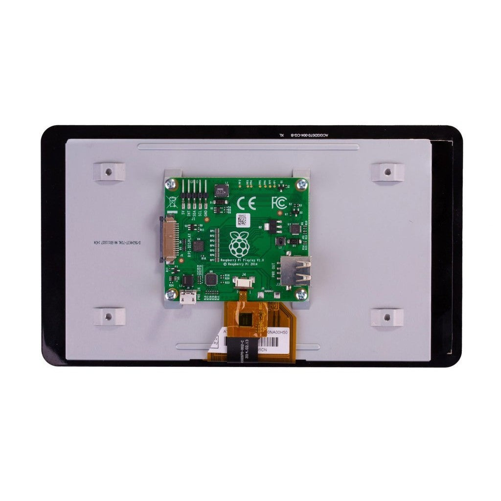 Raspberry Pi 7" Touch Screen Display, 10 Finger Capacitive Touch, Daughter Board