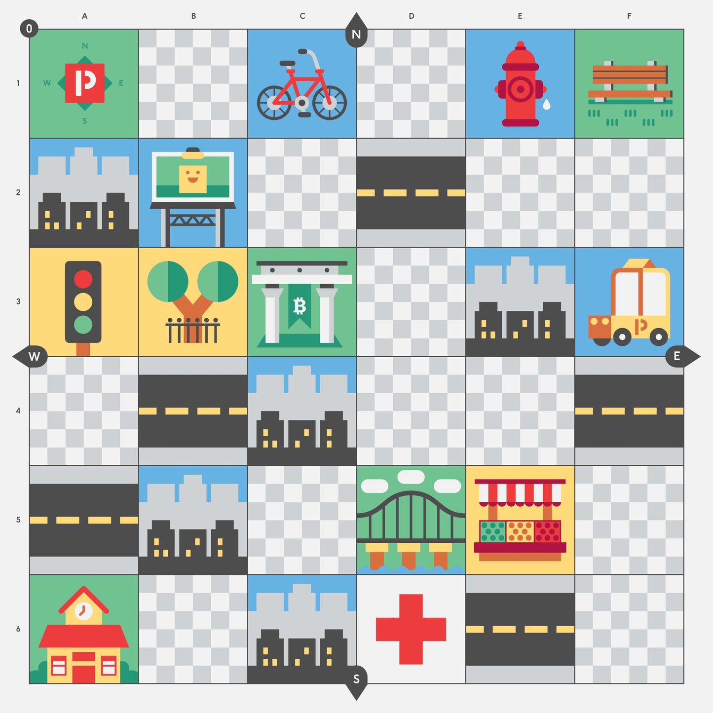 Cubetto Big City Adventure Map