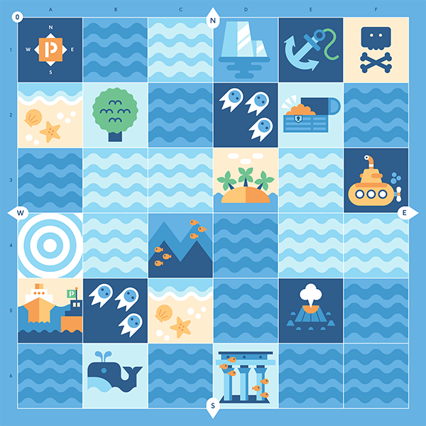 Cubetto Blue Ocean Adventure Map