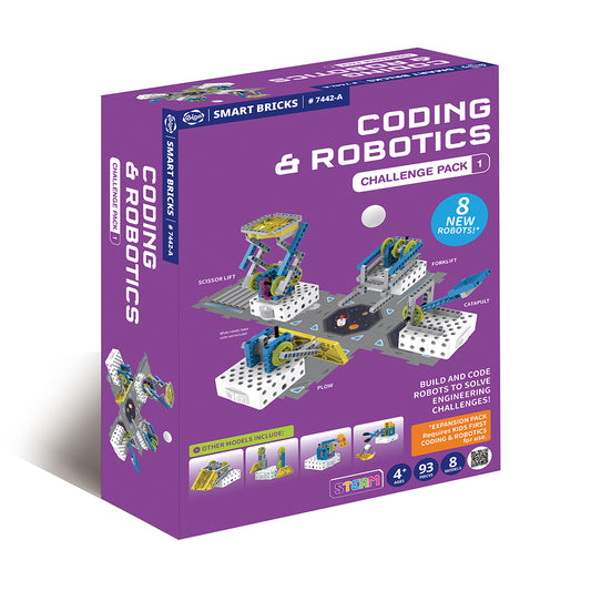 Gigo Smart Bricks - Coding & Robotics: Challenge Pack 1