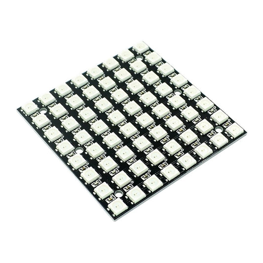 8x8 Matrix RGB LED Panel, WS2812B, Individually Programmable