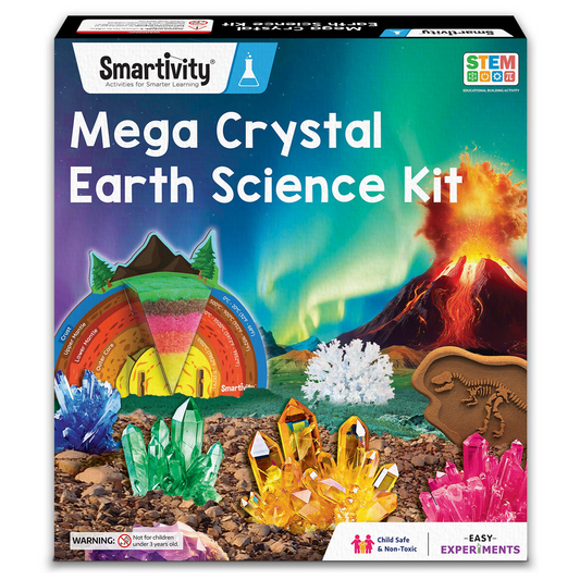 Smartivity Mega Crystal Earth Science Kit DIY Science Experiments