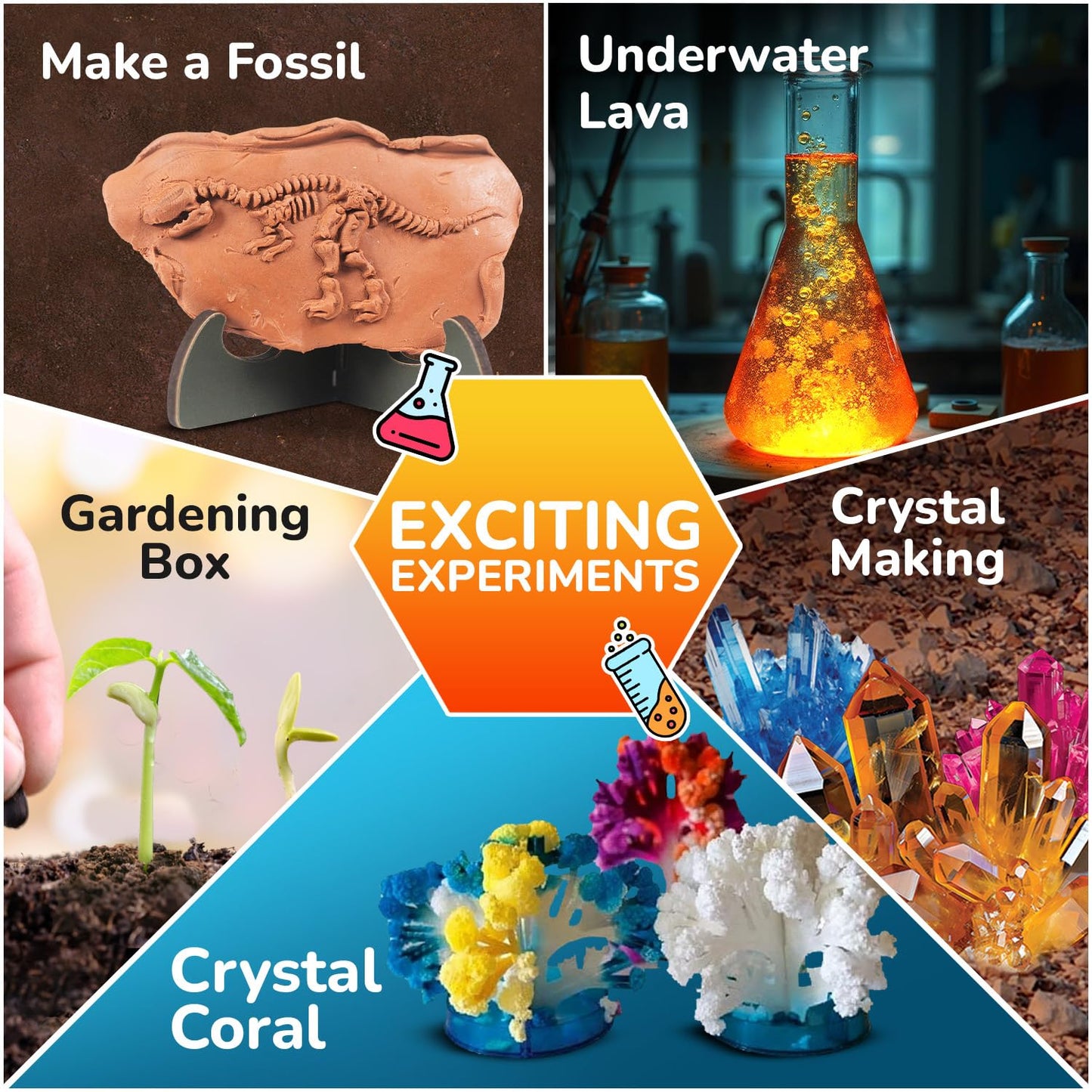 Smartivity Mega Crystal Earth Science Kit DIY Science Experiments