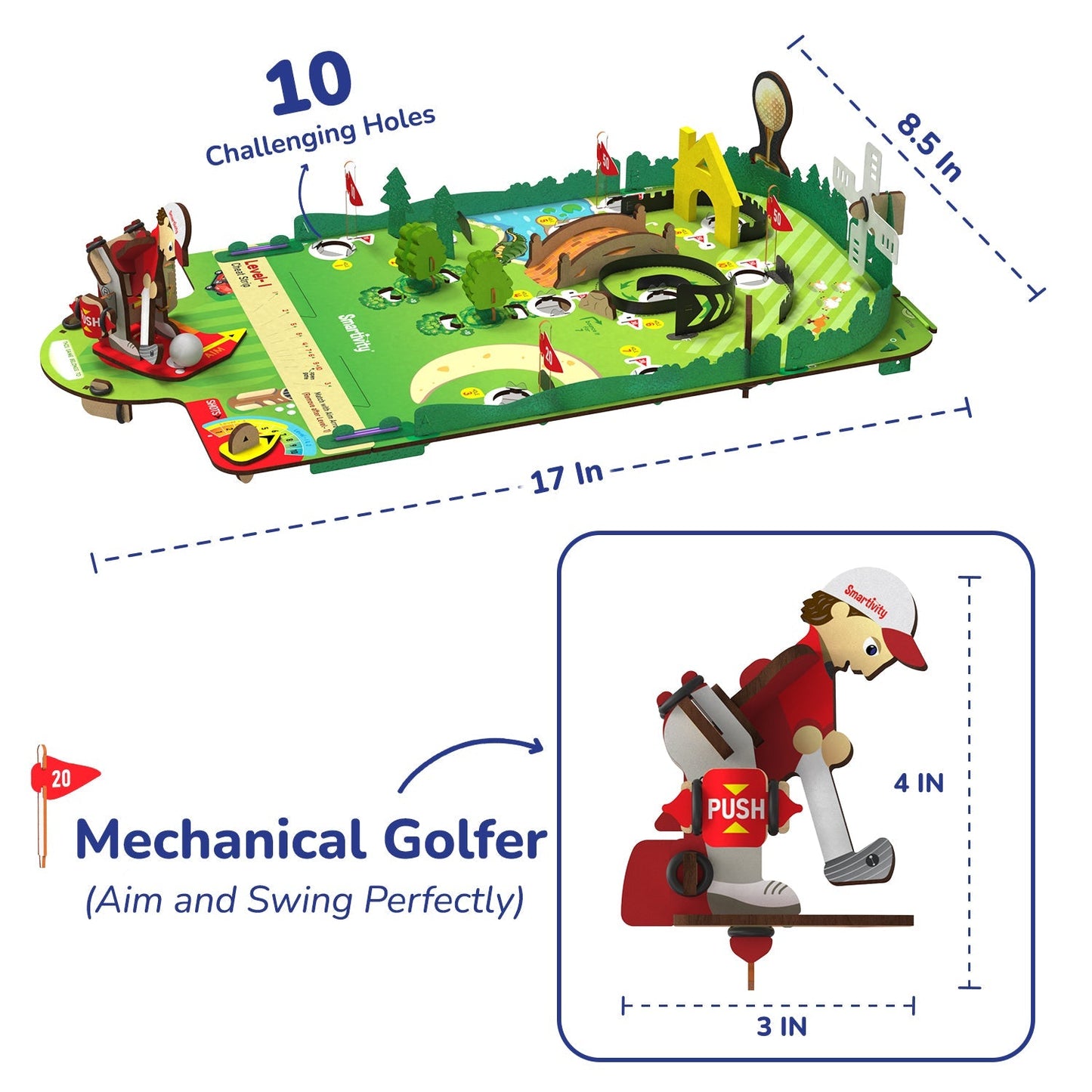 Smartivity Mini Golf DIY STEM Construction Toy