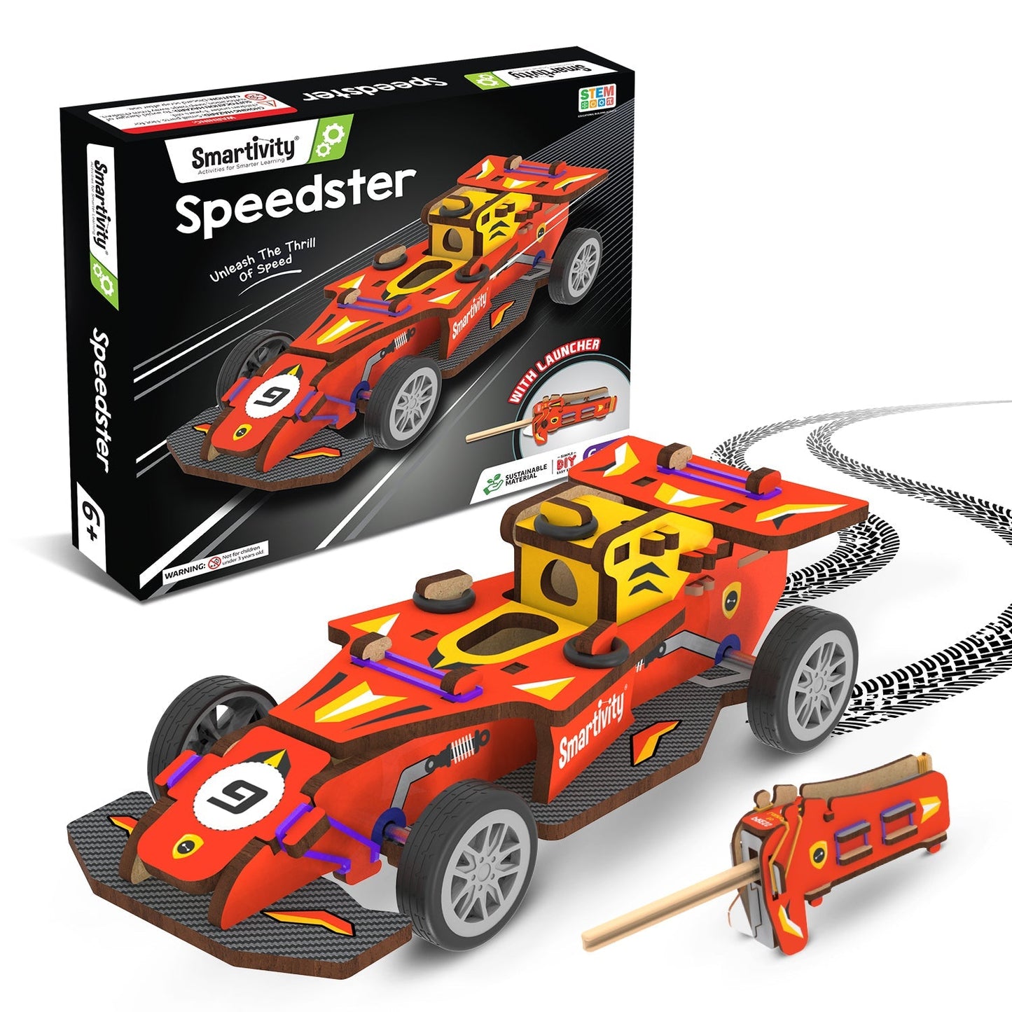 Smartivity STEMWheels Speedster DIY STEM Construction Toy