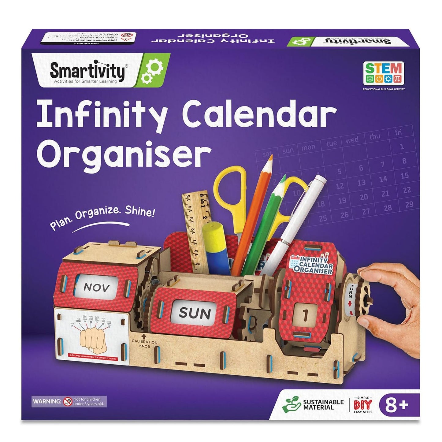 Smartivity Infinity Calendar Organiser DIY STEM Construction Toy
