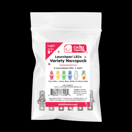 Chibitronics Launchpad LEDs Variety Nanopack (6 LEDS)