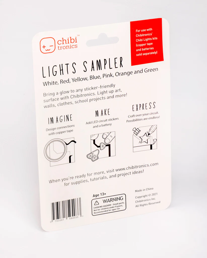 Chibitronics Circuit Stickers Lights Sampler MegaPack