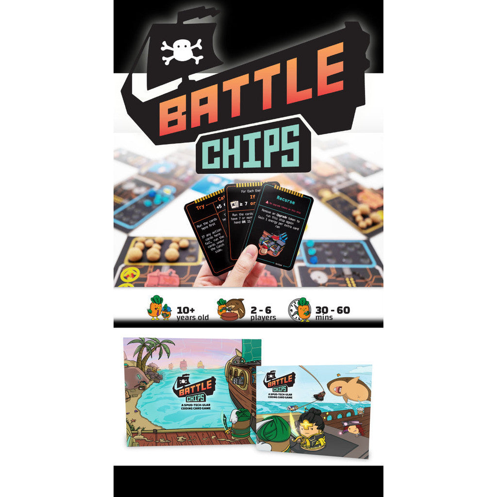 Potato Pirates: Battlechips Coding Card Game