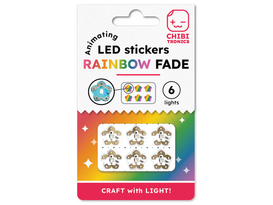 Chibitronics Animating Rainbow Fade LED 6 Pack
