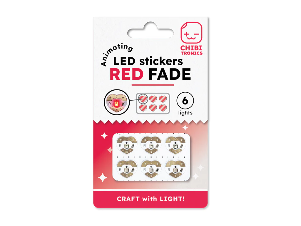 Chibitronics Animating Red Fade LED 6 Pack
