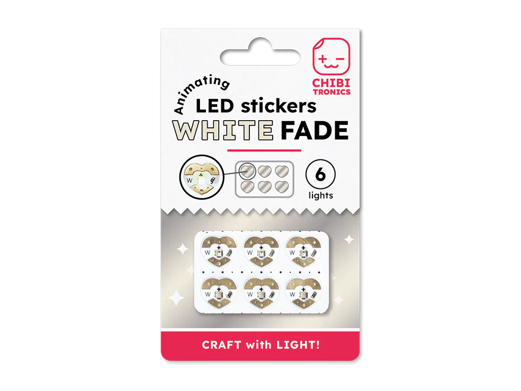 Chibitronics Animating White Fade LED 6 Pack