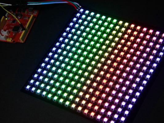 16x16 Matrix RGB LED Panel, WS2812B, Individually Programmable