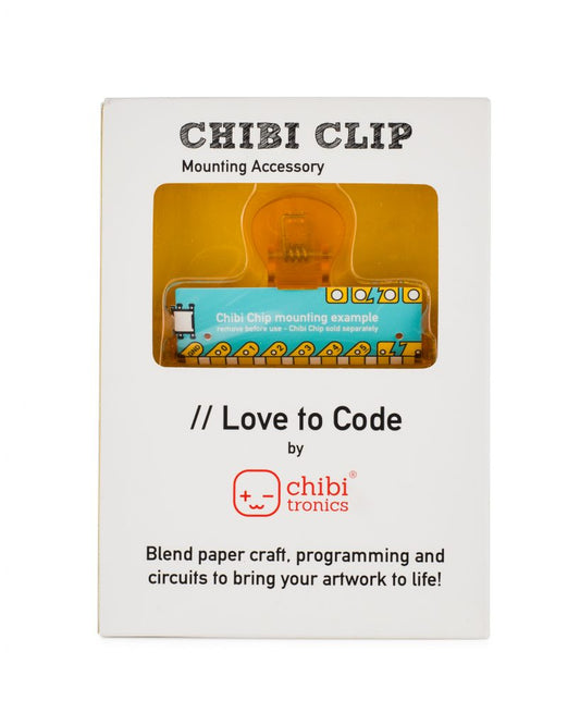 Chibitronics "Love to Code" Chibi Clip
