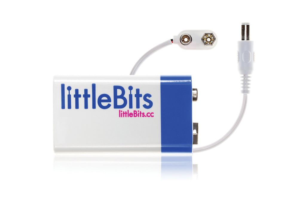 littleBits Individual Bits - 9V Battery + Cable
