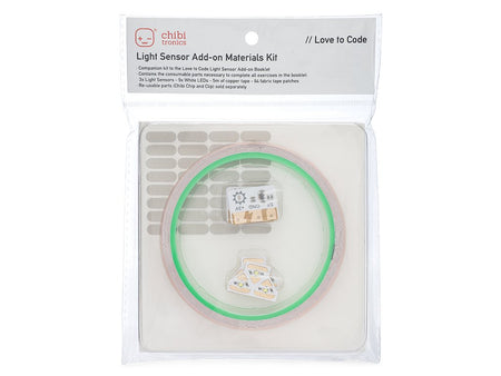Chibitronics "Love to Code" Light Sensor Add-on Materials Kit and Booklet