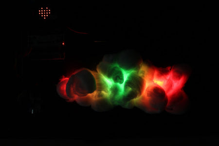 Cloud lamp made with LED strip